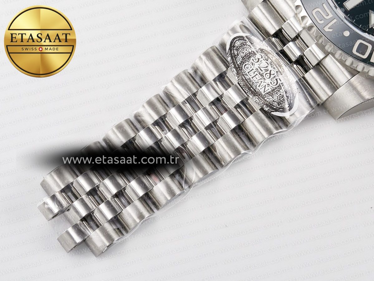 Rolex GMT-Master II 126710 GRNR Black/Gray Ceramic 904L Steel Clean 1:1 Best Edition on Jubilee Strap DD3285 - Görsel 26