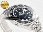 Rolex GMT-Master II 126710 GRNR Black/Gray Ceramic 904L Steel Clean 1:1 Best Edition on Jubilee Strap DD3285 - Görsel 7