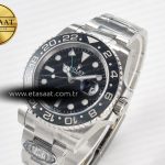 Rolex GMT-Master II 126710 GRNR Black/Gray Ceramic 904L Steel Clean 1:1 Best Edition on Oyster Strap DD3285