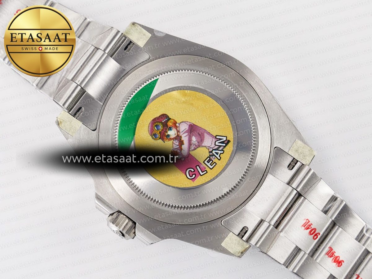 Rolex GMT-Master II 126710 GRNR Black/Gray Ceramic 904L Steel Clean 1:1 Best Edition on Oyster Strap DD3285 - Görsel 17
