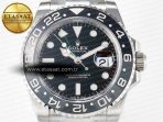 Rolex GMT-Master II 126710 GRNR Black/Gray Ceramic 904L Steel Clean 1:1 Best Edition on Oyster Strap DD3285 - Görsel 4
