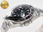 Rolex GMT-Master II 126710 GRNR Black/Gray Ceramic 904L Steel Clean 1:1 Best Edition on Oyster Strap DD3285 - Görsel 6