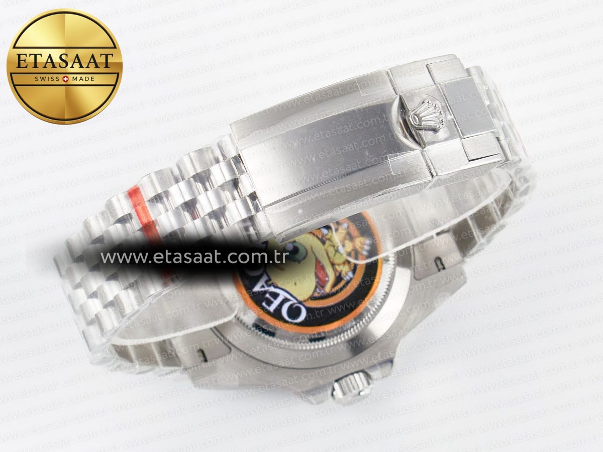 Rolex GMT-Master II 126710 GRNR Black/Grey Ceramic QF 1:1 Best Edition on Jubilee Bracelet VR3285 CHS - Görsel 16