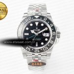 Rolex GMT-Master II 126710 GRNR Siyah/Gri Seramik QF Chs Eta Saat - Görsel 3 - 1:1 Süper Klon Saat