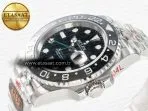 Rolex GMT-Master II 126710 GRNR Black/Grey Ceramic QF 1:1 Best Edition on Jubilee Bracelet VR3285 CHS - Görsel 6