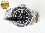 Rolex GMT-Master II 126710 GRNR Black/Grey Ceramic QF 1:1 Best Edition on Jubilee Bracelet VR3285 CHS - Görsel 9