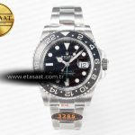 Rolex GMT-Master II 126710 Siyah/Gri Seramik VR3285 Eta Saat - Görsel 3 - 1:1 Süper Klon Saat