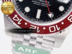 Rolex GMT-Master II 126710 LNRO Black/Red Ceramic 904L ARF 1:1 Best Edition on Jubilee Bracelet SH3285 CHS V3 - Görsel 13