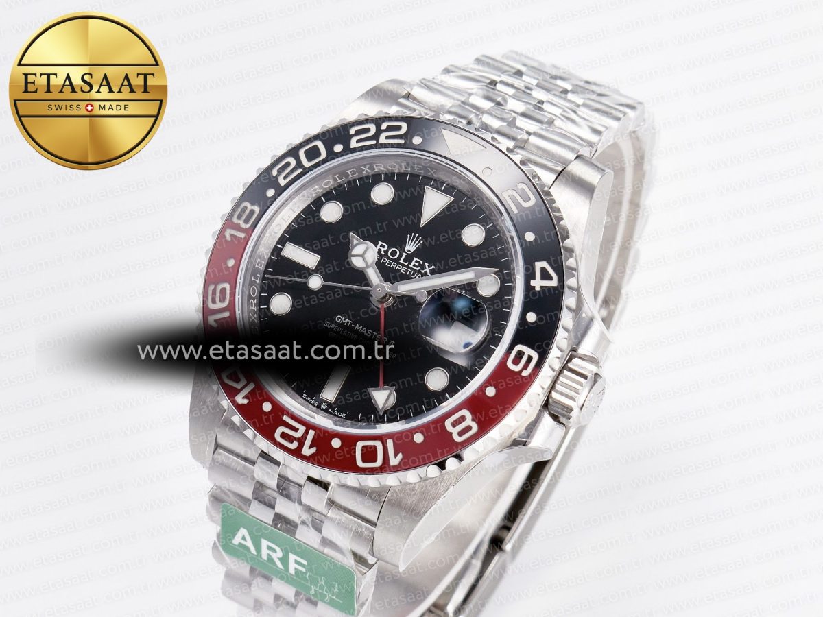 Rolex GMT-Master II 126710 LNRO Black/Red Ceramic 904L ARF 1:1 Best Edition on Jubilee Bracelet SH3285 CHS V3 - Görsel 2