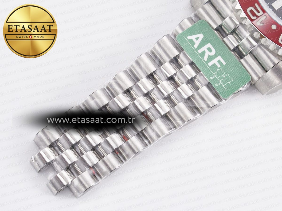 Rolex GMT-Master II 126710 LNRO Black/Red Ceramic 904L ARF 1:1 Best Edition on Jubilee Bracelet SH3285 CHS V3 - Görsel 26