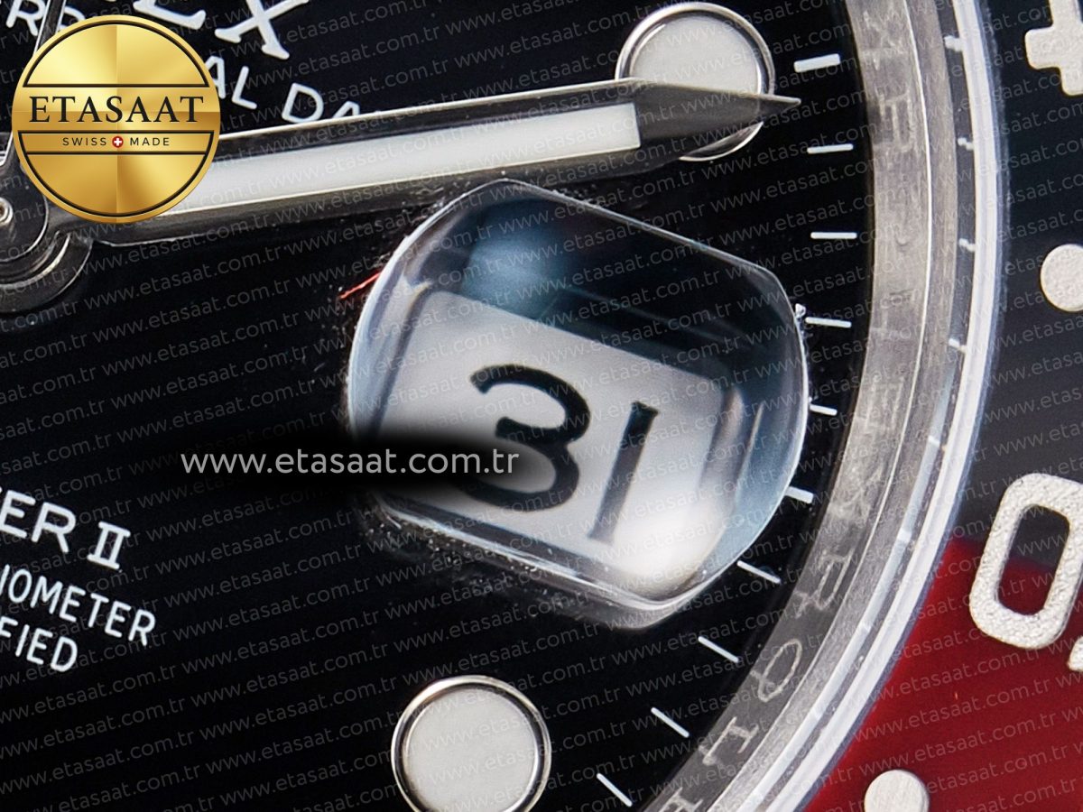 Rolex GMT-Master II 126710 LNRO Black/Red Ceramic 904L ARF 1:1 Best Edition on Oyster Bracelet SH3285 CHS V3 - Görsel 11