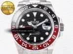 Rolex GMT-Master II 126710 LNRO Black/Red Ceramic 904L ARF 1:1 Best Edition on Oyster Bracelet SH3285 CHS V3 - Görsel 4