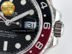 Rolex GMT-Master II 126710 LNRO Black/Red Ceramic GMF 1:1 Best Edition on Black Dial on SS Oyster Bracelet Super Clone VR3285 CHS (Gain Weight) - Görsel 11