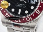 Rolex GMT-Master II 126710 LNRO Black/Red Ceramic GMF 1:1 Best Edition on Black Dial on SS Oyster Bracelet Super Clone VR3285 CHS (Gain Weight) - Görsel 12