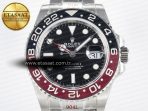 Rolex GMT-Master II 126710 LNRO Black/Red Ceramic GMF 1:1 Best Edition on Black Dial on SS Oyster Bracelet Super Clone VR3285 CHS (Gain Weight) - Görsel 4
