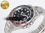 Rolex GMT-Master II 126710 LNRO Black/Red Ceramic GMF 1:1 Best Edition on Black Dial on SS Oyster Bracelet Super Clone VR3285 CHS (Gain Weight) - Görsel 6