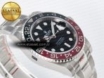 Rolex GMT-Master II 126710 LNRO Black/Red Ceramic GMF 1:1 Best Edition on Black Dial on SS Oyster Bracelet Super Clone VR3285 CHS (Gain Weight) - Görsel 7