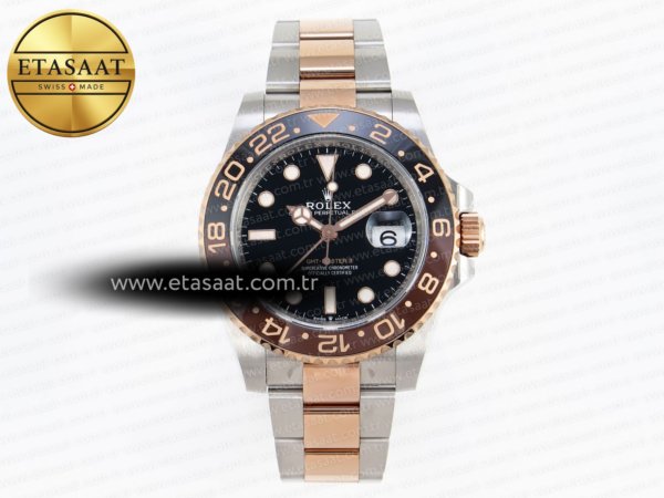 Rolex GMT Master II 126711 Çelik/RG VR3285 Eta Saat - 1:1 Süper Klon Replika Saat