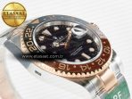 Rolex GMT-Master II 126711 CHNR ARF 1:1 Best Edition on Black Dial SS/RG Bracelet Super Clone VR3285 CHS (Gain Weight) - Görsel 7