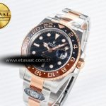 Rolex GMT-Master II 126711 Black/Brown Ceramic Clean 1:1 Best Edition on SS/RG Bracelet DD3285