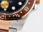 Rolex GMT-Master II 126711 Black/Brown Ceramic Clean 1:1 Best Edition on SS/RG Bracelet DD3285 - Görsel 13