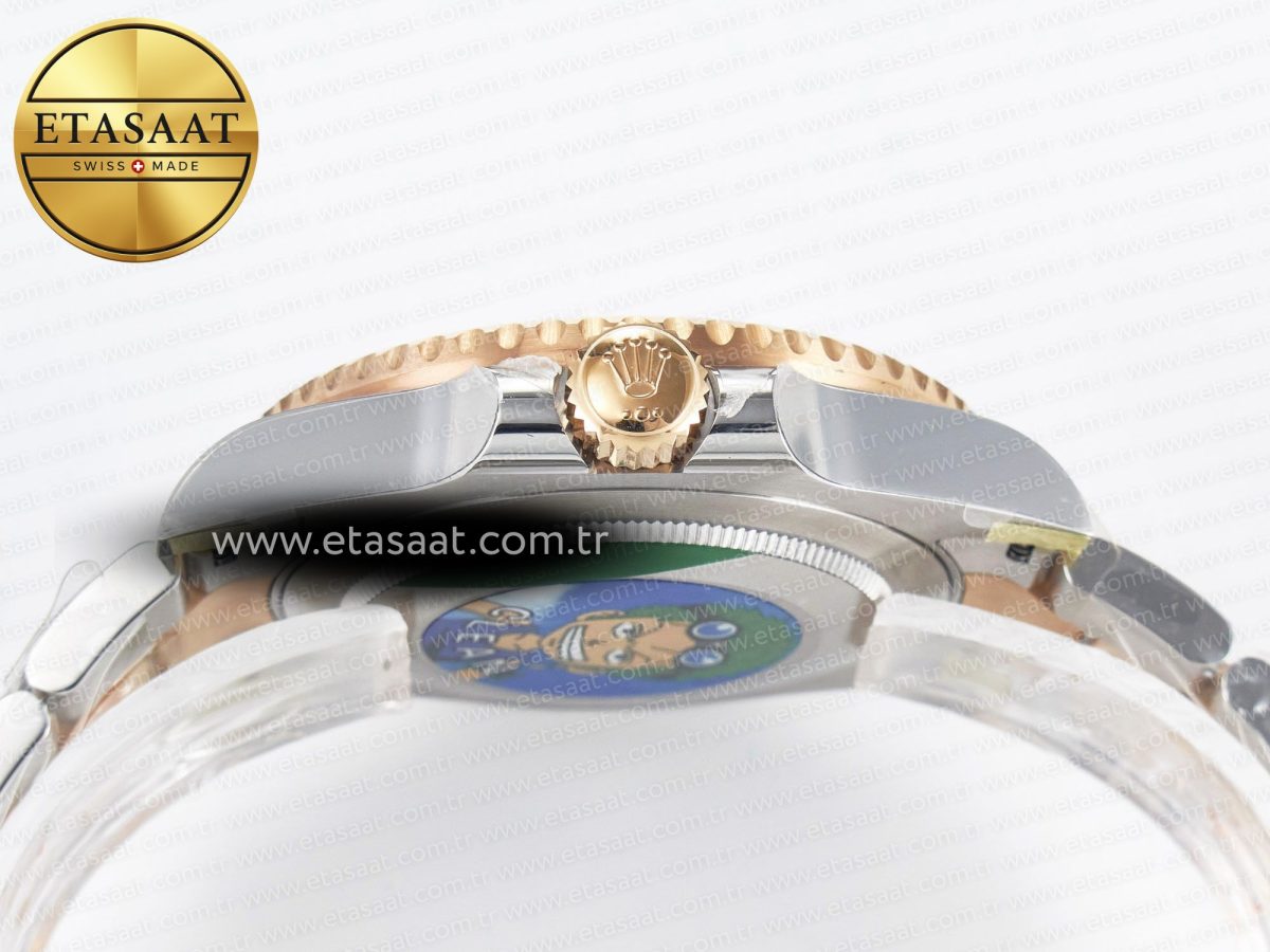 Rolex GMT-Master II 126711 Black/Brown Ceramic Clean 1:1 Best Edition on SS/RG Bracelet DD3285 - Görsel 15