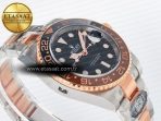Rolex GMT-Master II 126711 Black/Brown Ceramic Clean 1:1 Best Edition on SS/RG Bracelet DD3285 - Görsel 7