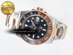 Rolex GMT-Master II 126711 Black/Brown Ceramic Clean 1:1 Best Edition on SS/RG Bracelet DD3285 - Görsel 8
