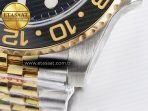 Rolex GMT-Master II 126713 GRNR GMF 1:1 Best Edition on Black Dial on SS/YG Jubilee Bracelet Super Clone VR3285 CHS (Gain Weight) - Görsel 13