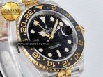 Rolex GMT-Master II 126713 GRNR GMF 1:1 Best Edition on Black Dial on SS/YG Jubilee Bracelet Super Clone VR3285 CHS (Gain Weight) - Görsel 5