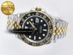 Rolex GMT-Master II 126713 GRNR GMF 1:1 Best Edition on Black Dial on SS/YG Jubilee Bracelet Super Clone VR3285 CHS (Gain Weight) - Görsel 9
