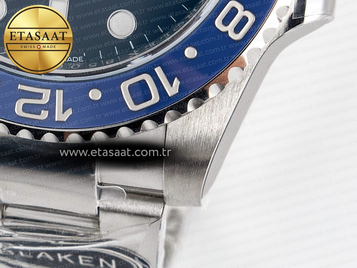 Rolex GMT-Master II 126716 BLAKEN 904L 1:1 Best Edition Blue Dial on SS Bracelet SH3285 - Görsel 13