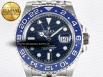 Rolex GMT-Master II 126716 BLAKEN 904L 1:1 Best Edition Blue Dial on SS Jubilee Bracelet SH3285 - Görsel 4