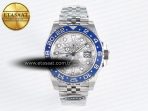 Rolex GMT-Master II 126716 BLAKEN 904L 1:1 Best Edition Meteorite Dial on SS Jubilee Bracelet SH3285 - Görsel 3