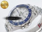 Rolex GMT-Master II 126716 BLAKEN 904L 1:1 Best Edition Meteorite Dial on SS Jubilee Bracelet SH3285 - Görsel 6