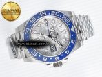 Rolex GMT-Master II 126716 BLAKEN 904L 1:1 Best Edition Meteorite Dial on SS Jubilee Bracelet SH3285 - Görsel 8
