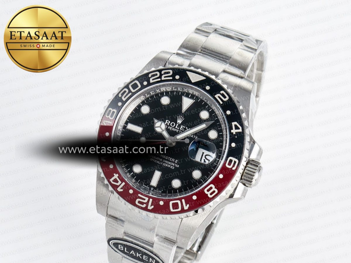 Rolex GMT-Master II 126719 BLAKEN 904L 1:1 Best Edition Black Dial on SS Bracelet SH3285 - Görsel 2