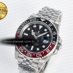 Rolex GMT-Master II 126719 BLAKEN 904L 1:1 Best Edition Black Dial on SS Jubilee Bracelet SH3285