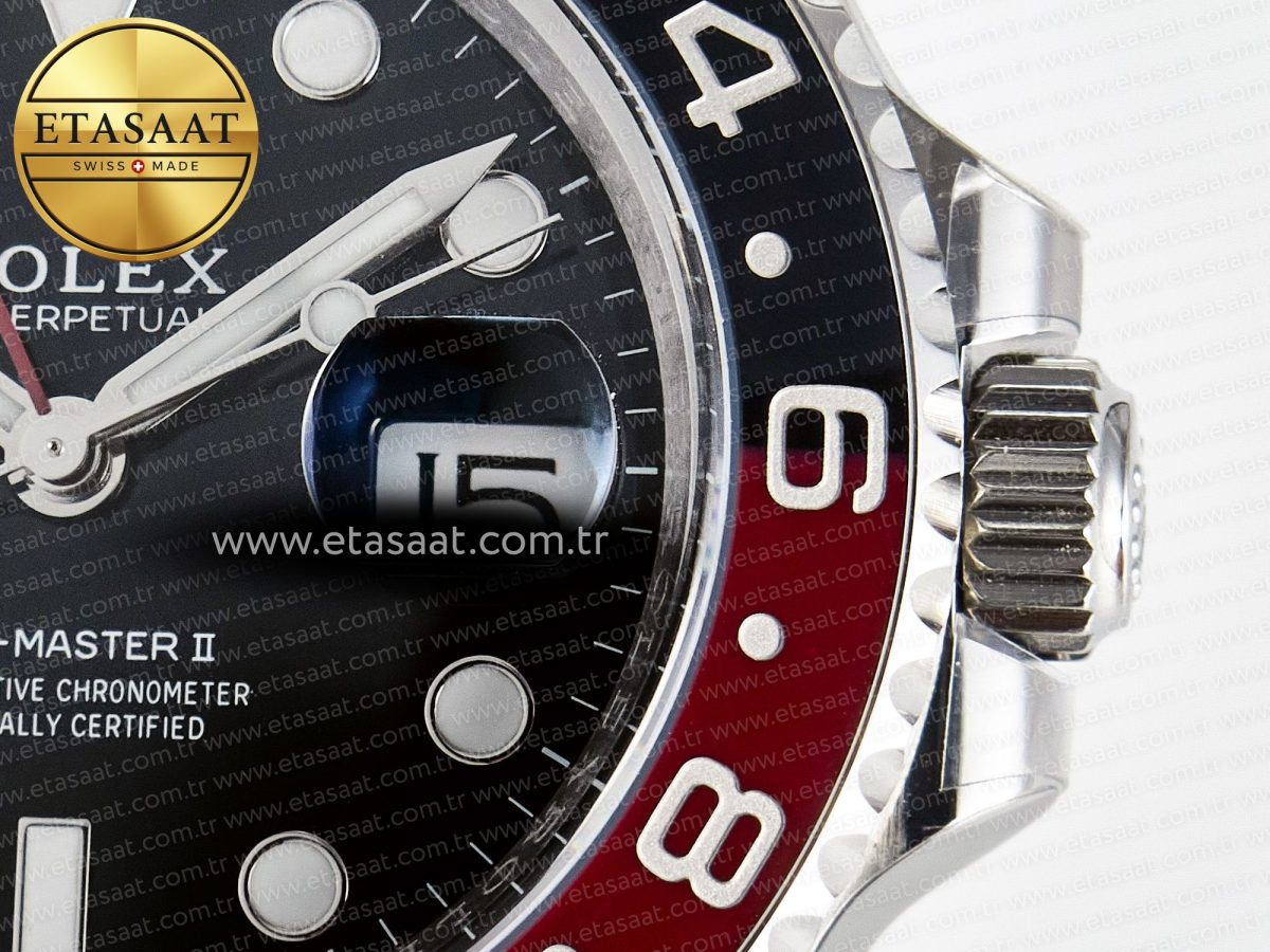 Rolex GMT-Master II 126719 BLAKEN 904L 1:1 Best Edition Black Dial on SS Jubilee Bracelet SH3285 - Görsel 11