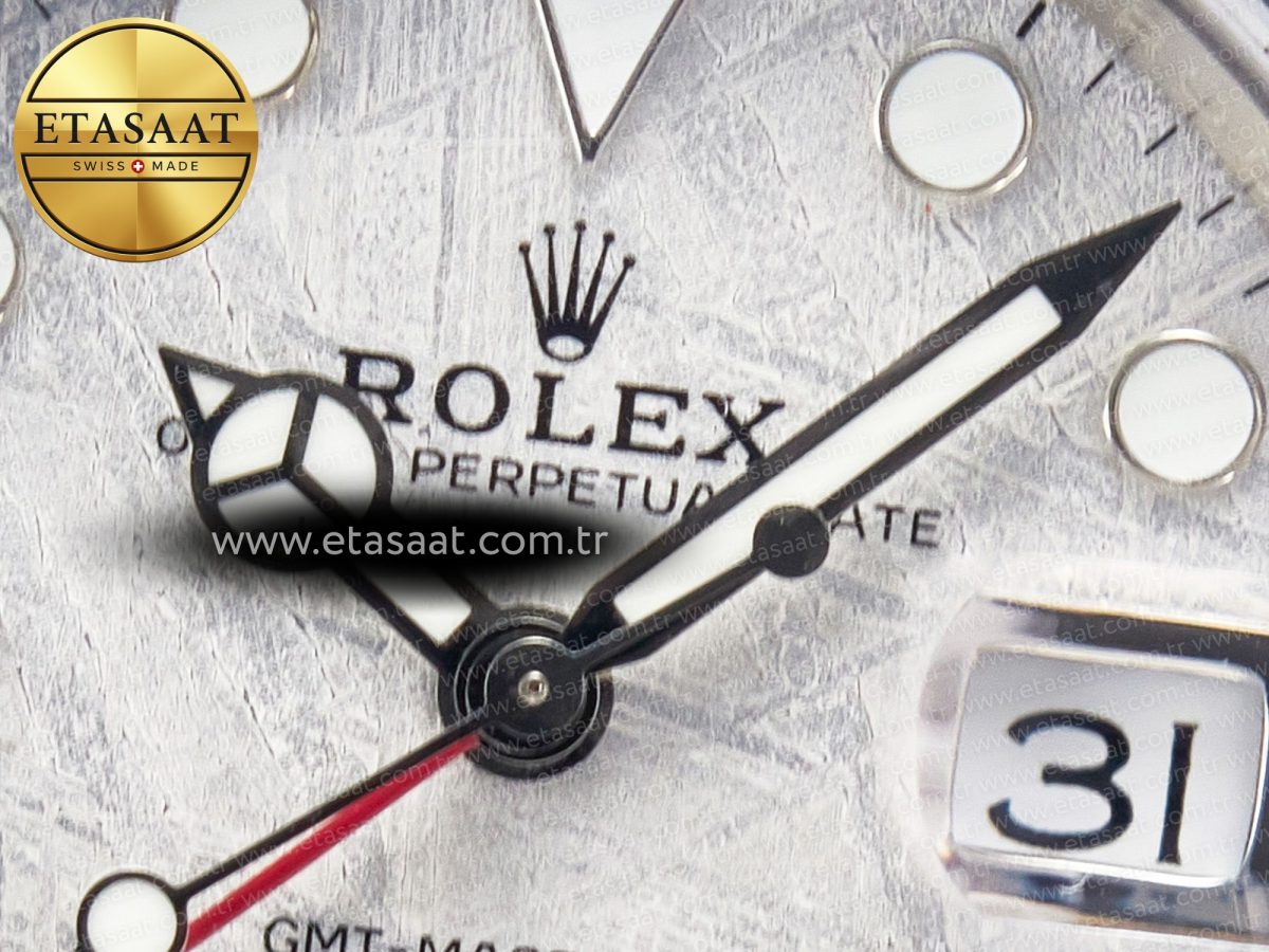 Rolex GMT-Master II 126719 BLRO Blue/Red Ceramic GMF Best Edition Meteorite Dial on Bracelet A3285 CHS - Görsel 11