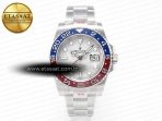 Rolex GMT-Master II 126719 BLRO Blue/Red Ceramic GMF Best Edition Meteorite Dial on Bracelet A3285 CHS - Görsel 3