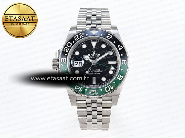 Rolex GMT Master II 126720 Jubilee SH3285 Eta Saat - 1:1 Süper Klon Replika Saat