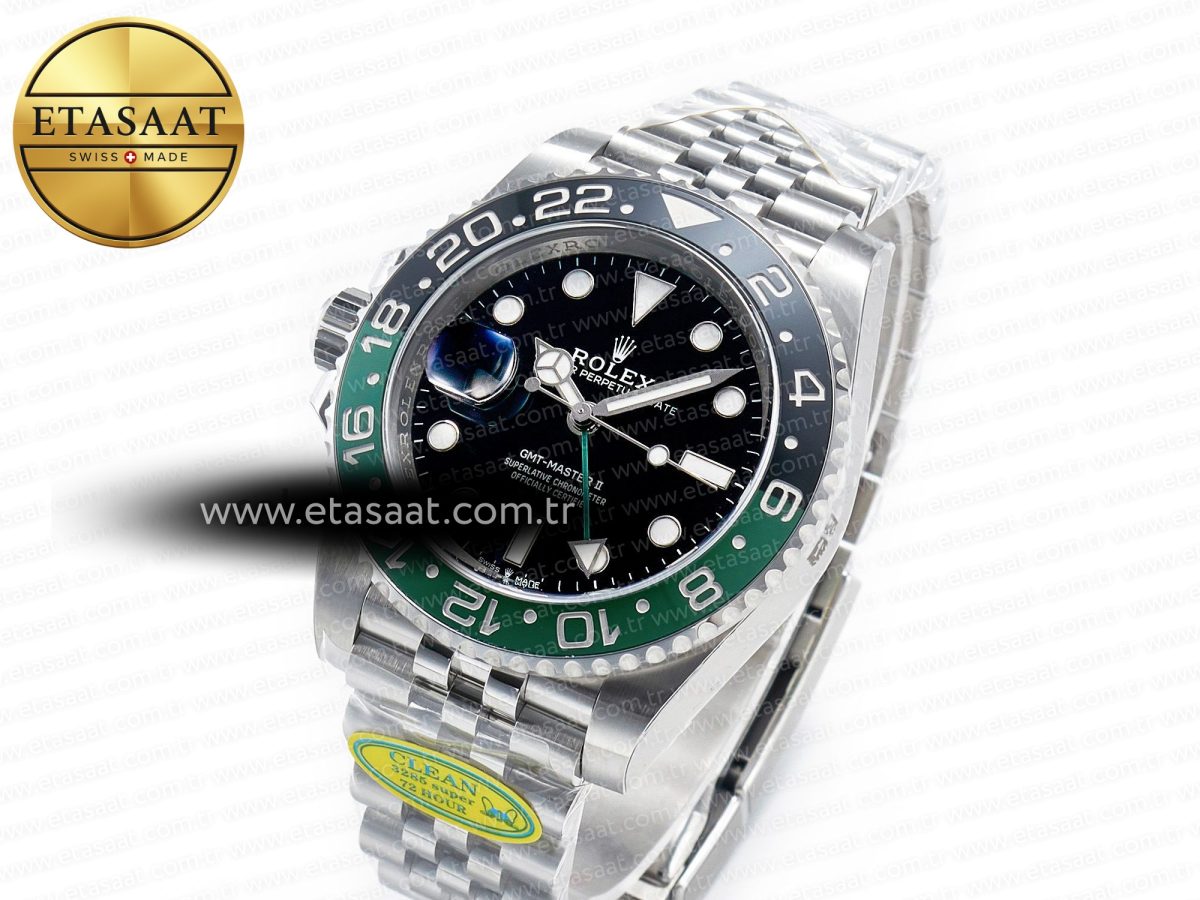 Rolex GMT Master II 126720 VTNR Clean 904L SS 1:1 Best Edition on Jubilee Bracelet DD3285 CHS - Görsel 2