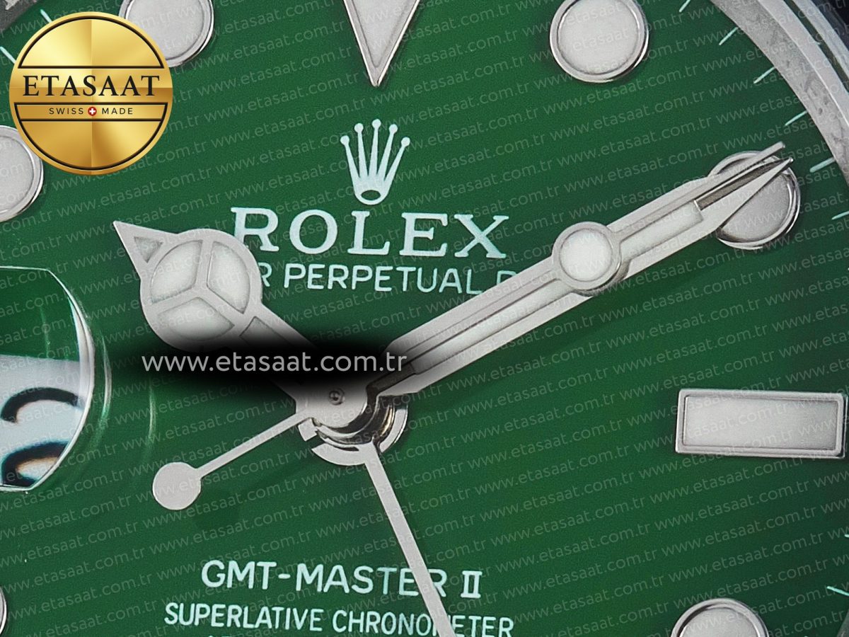 Rolex GMT-Master II 126729 VTNR ARF 1:1 Best Edition Green Dial On SS Bracelet SH3285 CHS - Görsel 10