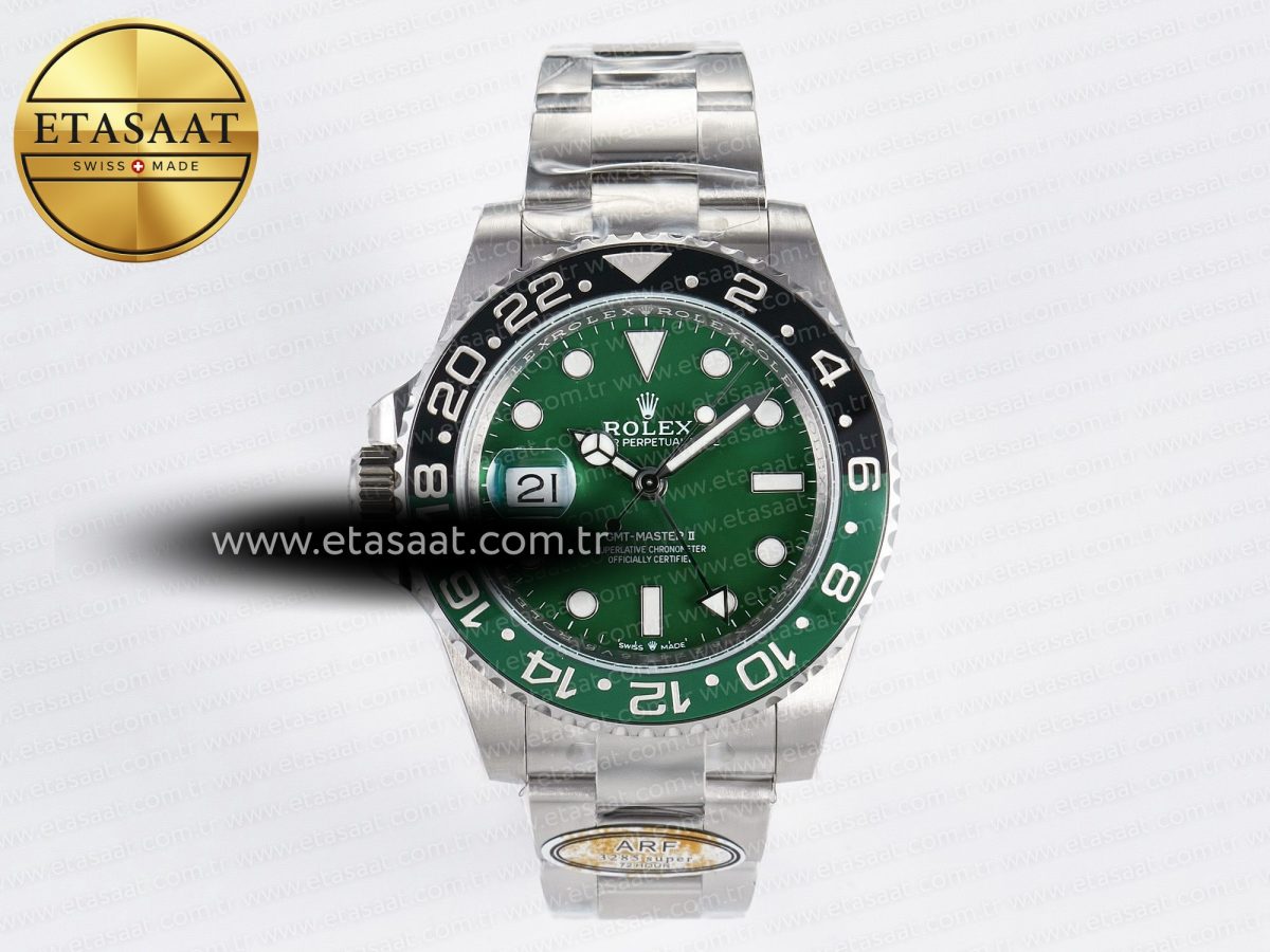 Rolex GMT-Master II 126729 VTNR ARF 1:1 Best Edition Green Dial On SS Bracelet SH3285 CHS - Görsel 3