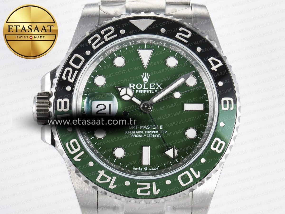 Rolex GMT-Master II 126729 VTNR ARF 1:1 Best Edition Green Dial On SS Bracelet SH3285 CHS - Görsel 4