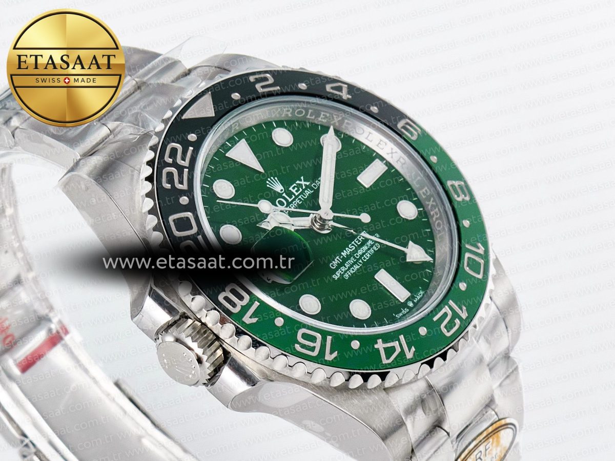 Rolex GMT-Master II 126729 VTNR ARF 1:1 Best Edition Green Dial On SS Bracelet SH3285 CHS - Görsel 7