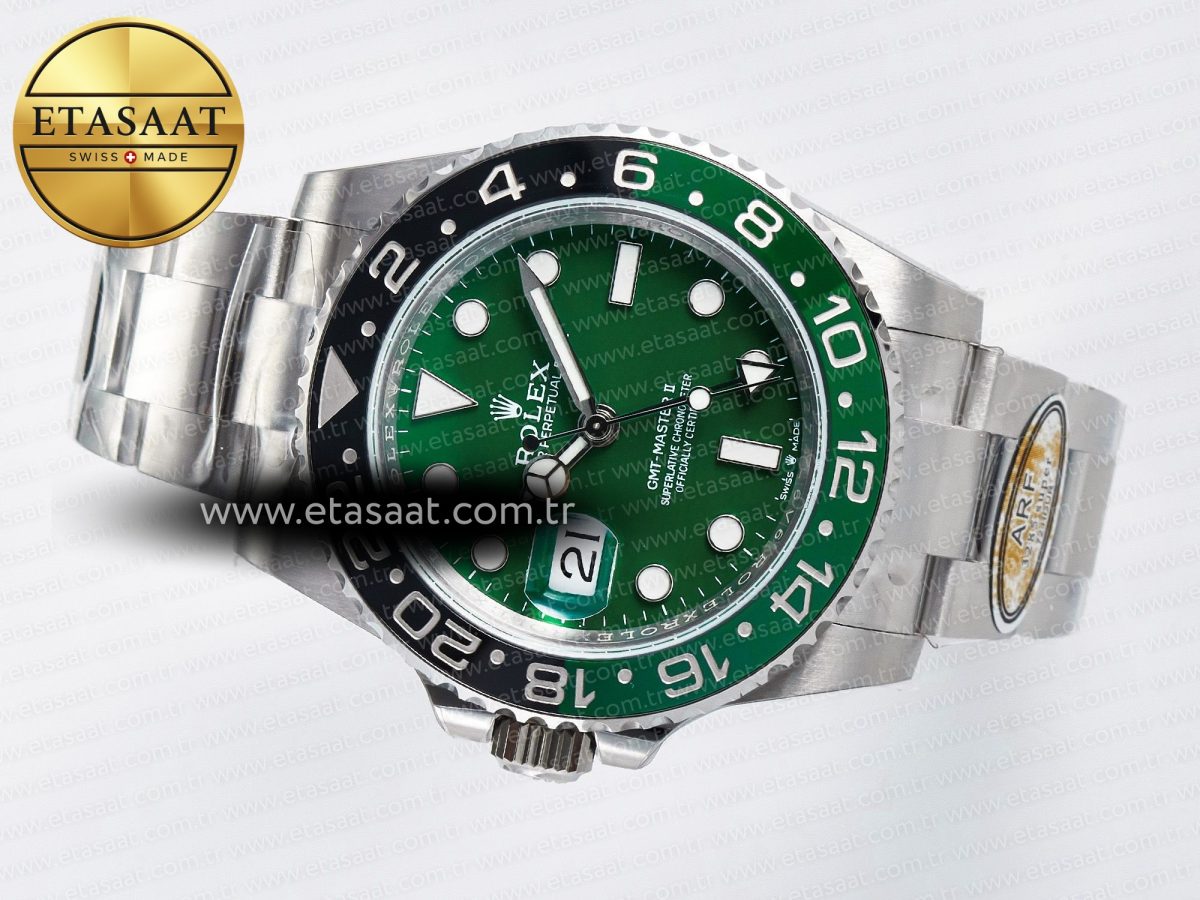 Rolex GMT-Master II 126729 VTNR ARF 1:1 Best Edition Green Dial On SS Bracelet SH3285 CHS - Görsel 8