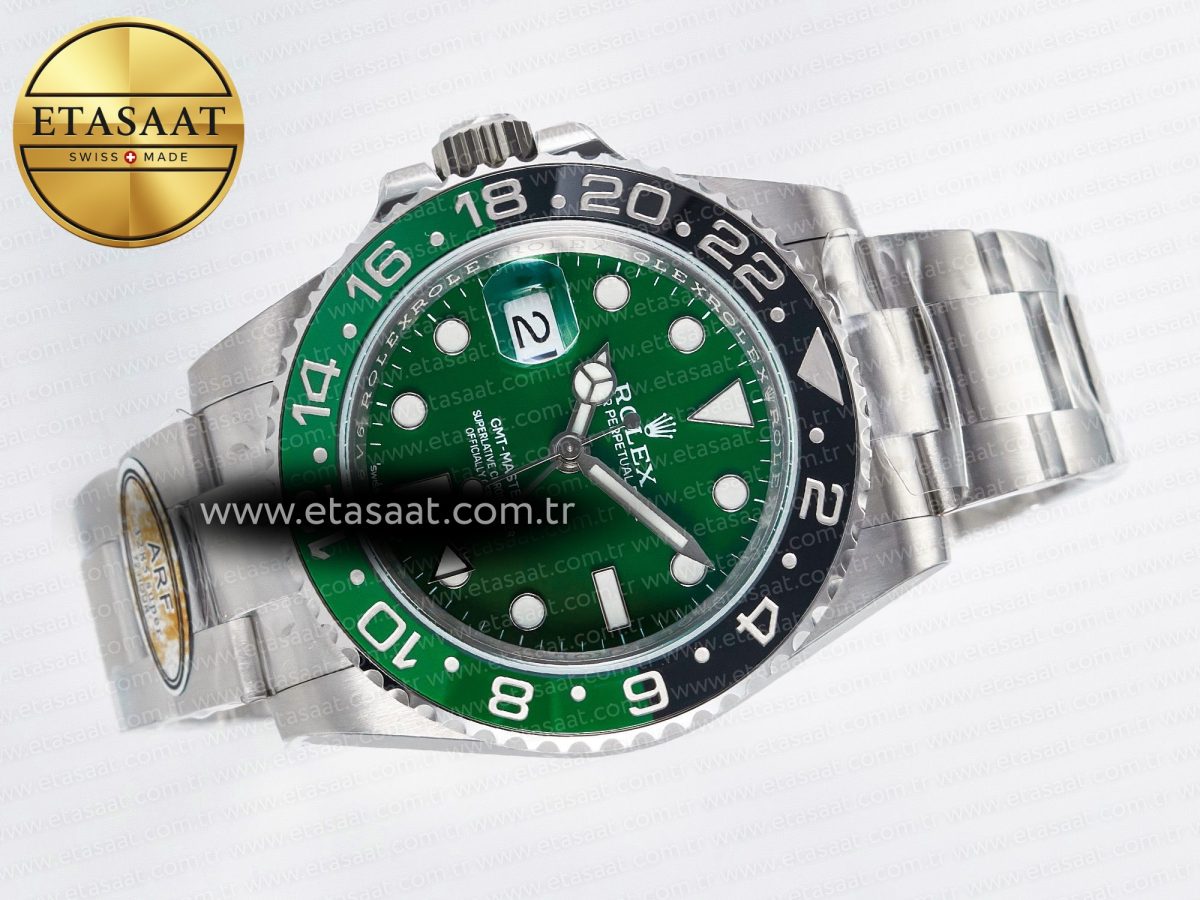 Rolex GMT-Master II 126729 VTNR ARF 1:1 Best Edition Green Dial On SS Bracelet SH3285 CHS - Görsel 9