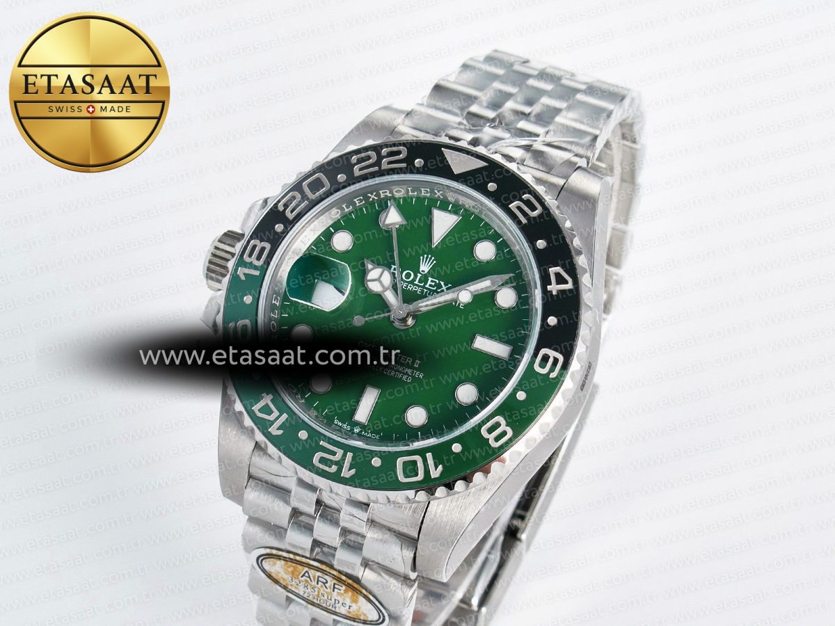 Rolex GMT-Master II 126729 VTNR ARF 1:1 Best Edition Green Dial On SS Jubilee Bracelet SH3285 CHS - Görsel 2